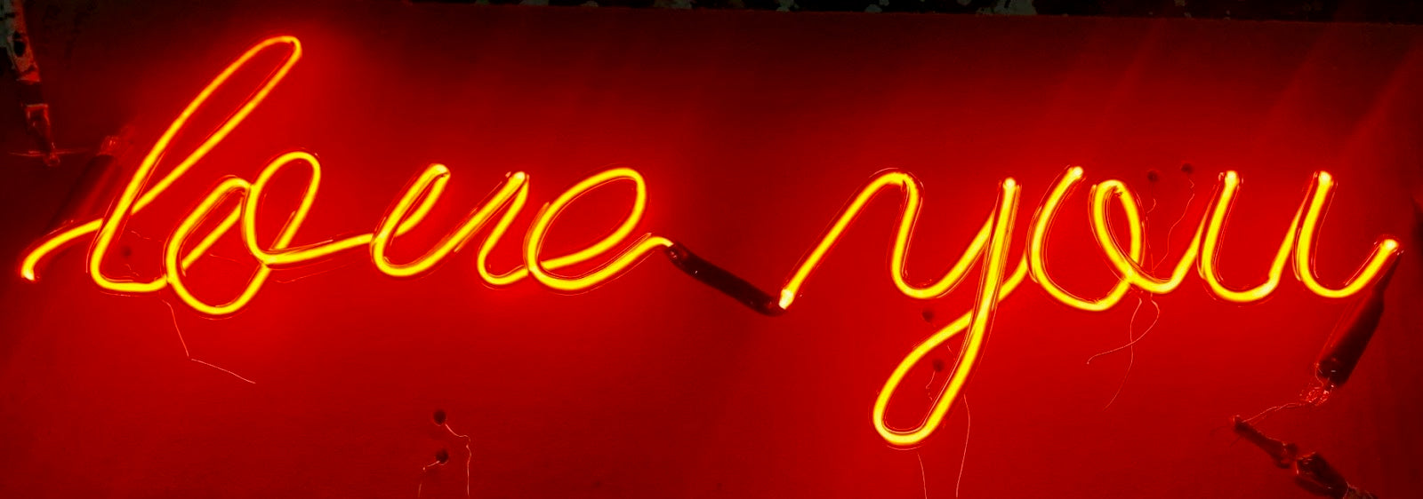 LOVE YOU neon sign