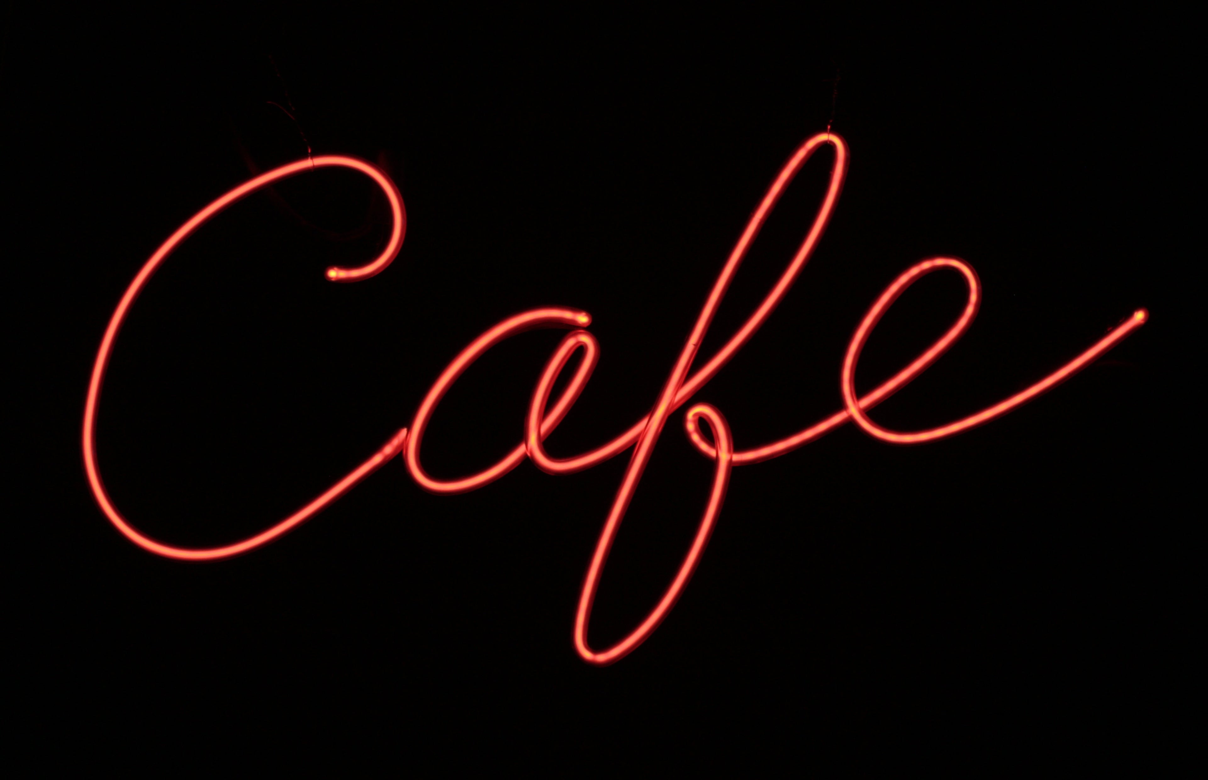 CAFE neon sign