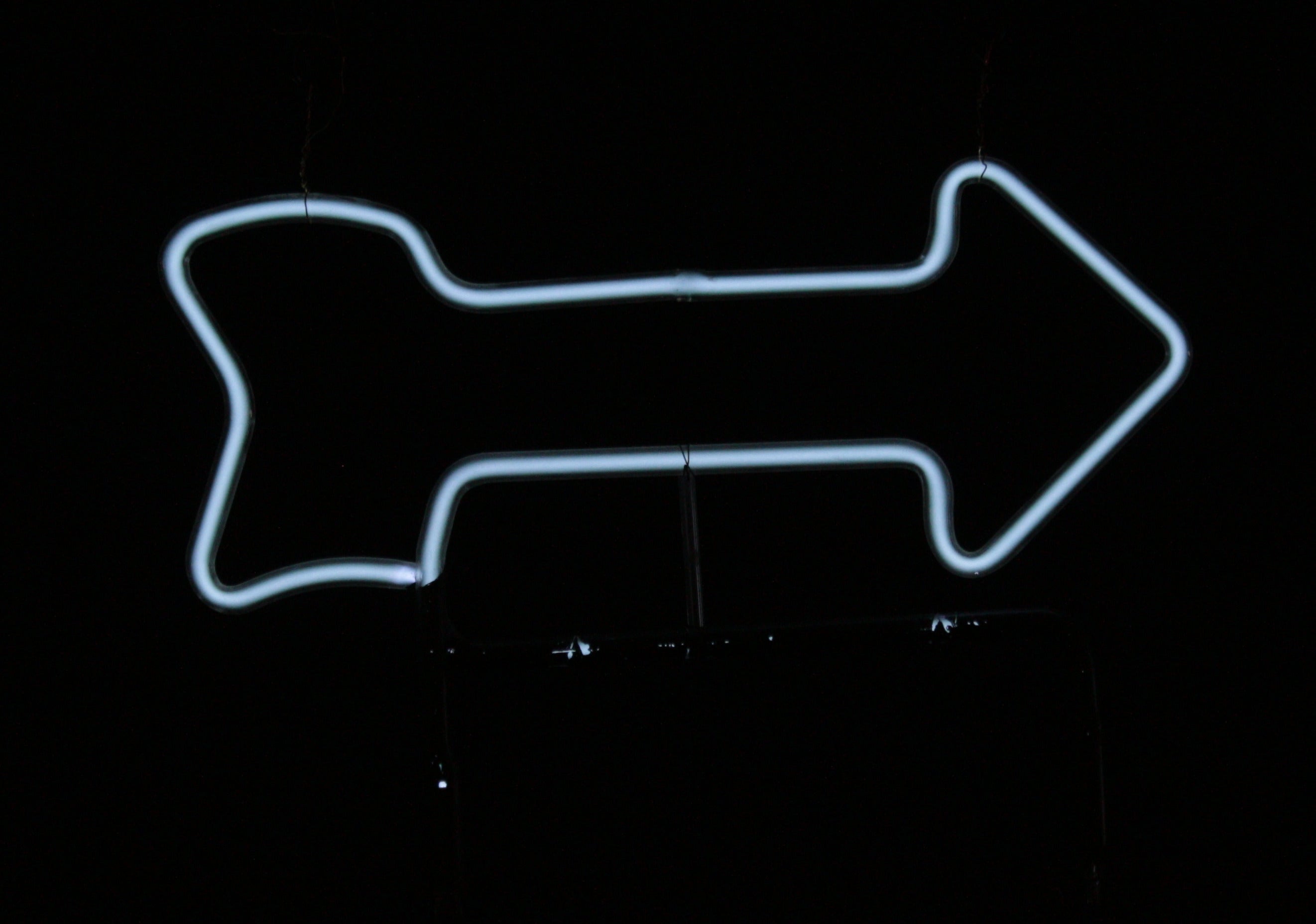 ARROW neon sign