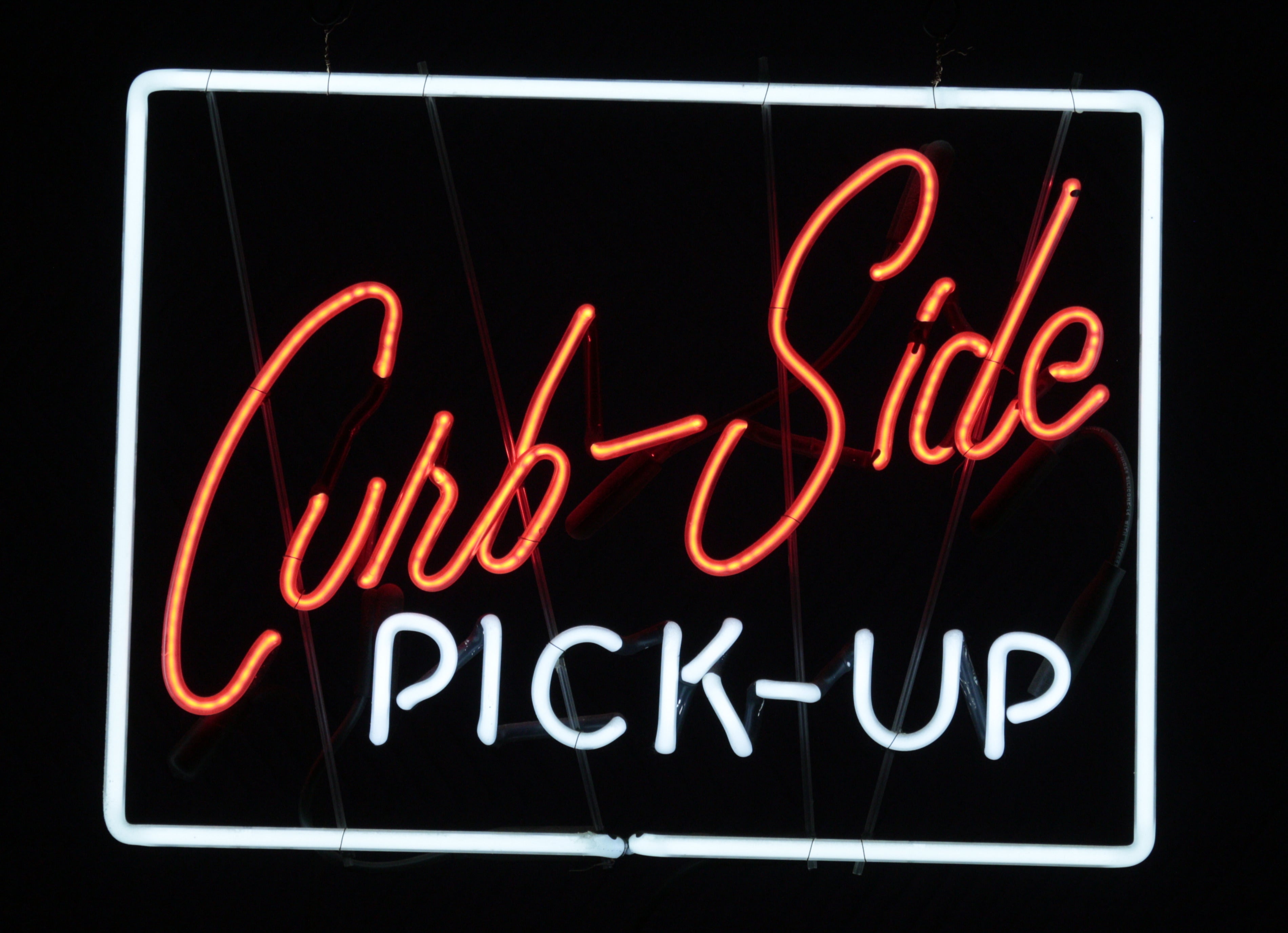 CURB SIDE PICKUP neon sign