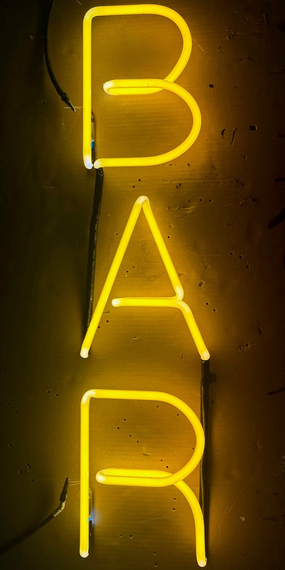 BAR neon sign