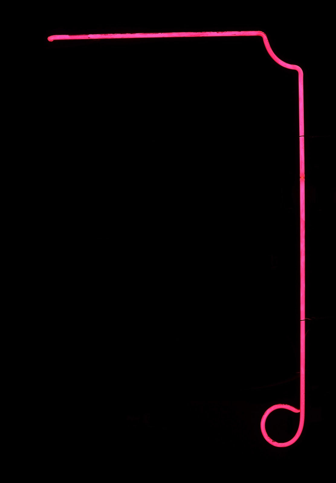 WINDOW BORDER ROSE neon sign