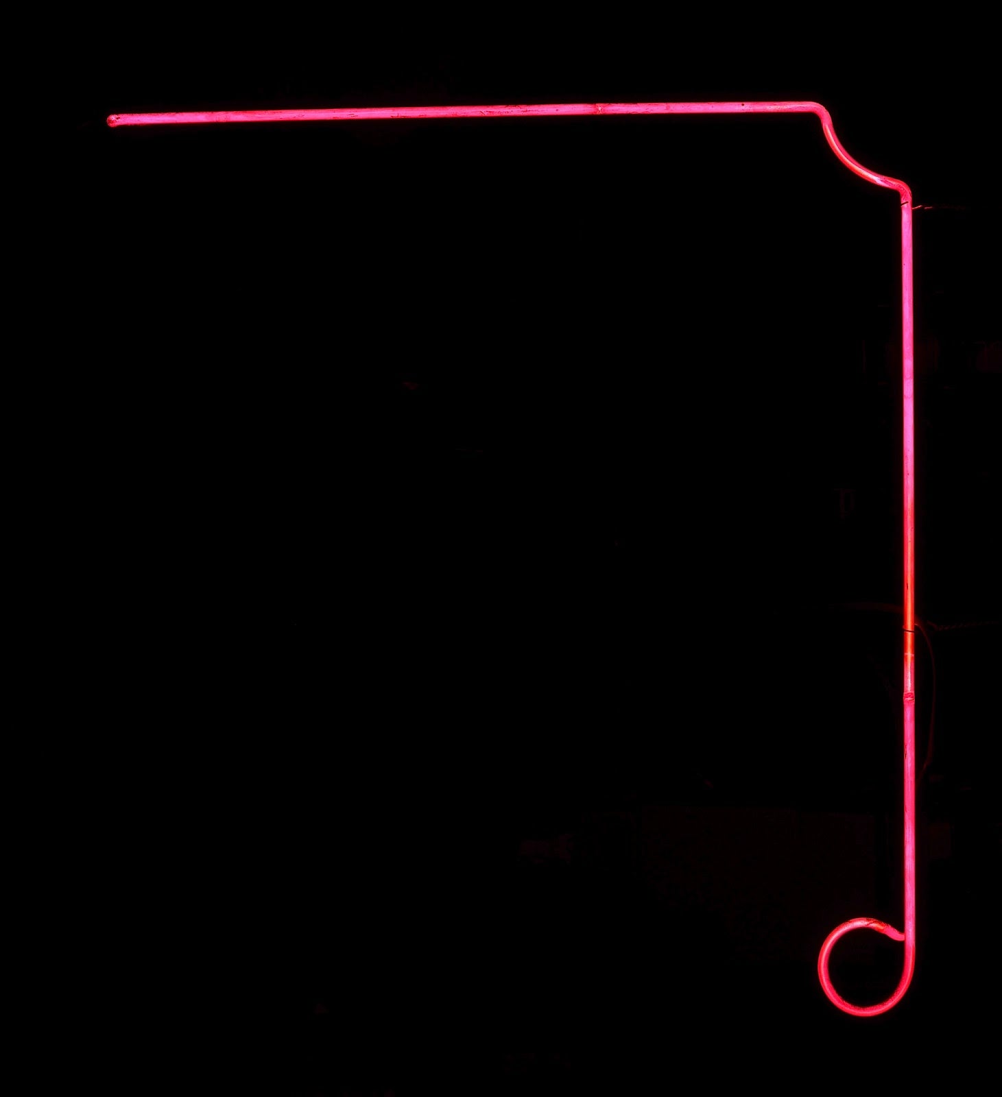 WINDOW BORDER ROSE neon sign