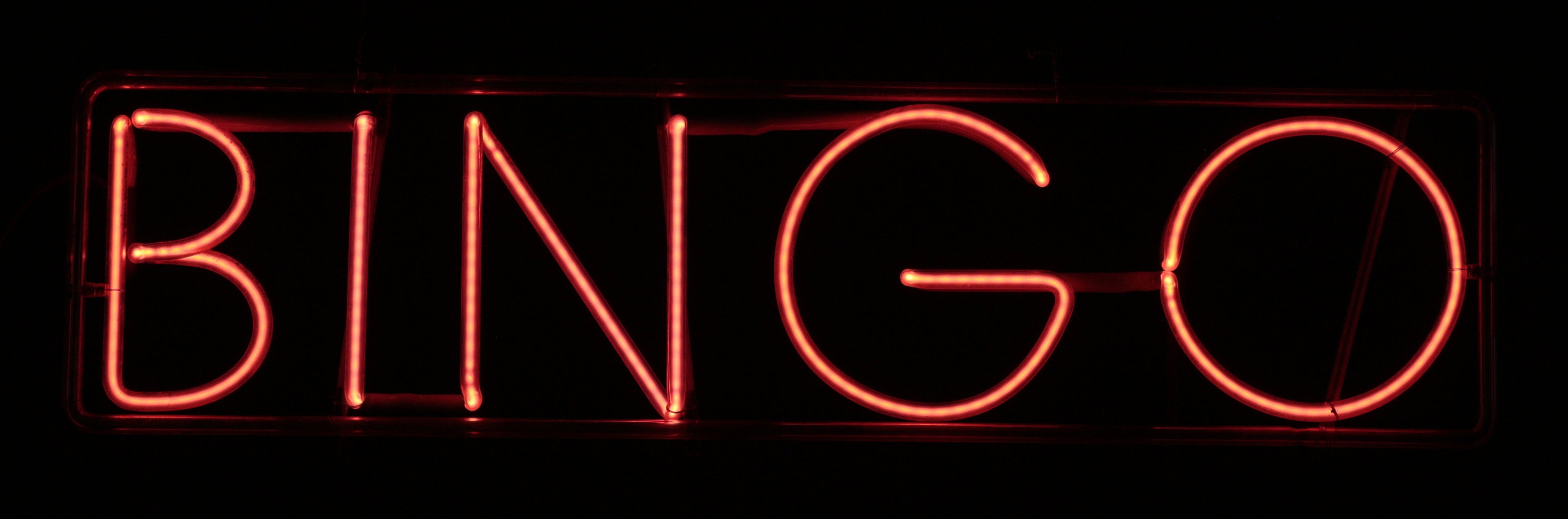 BINGO neon sign