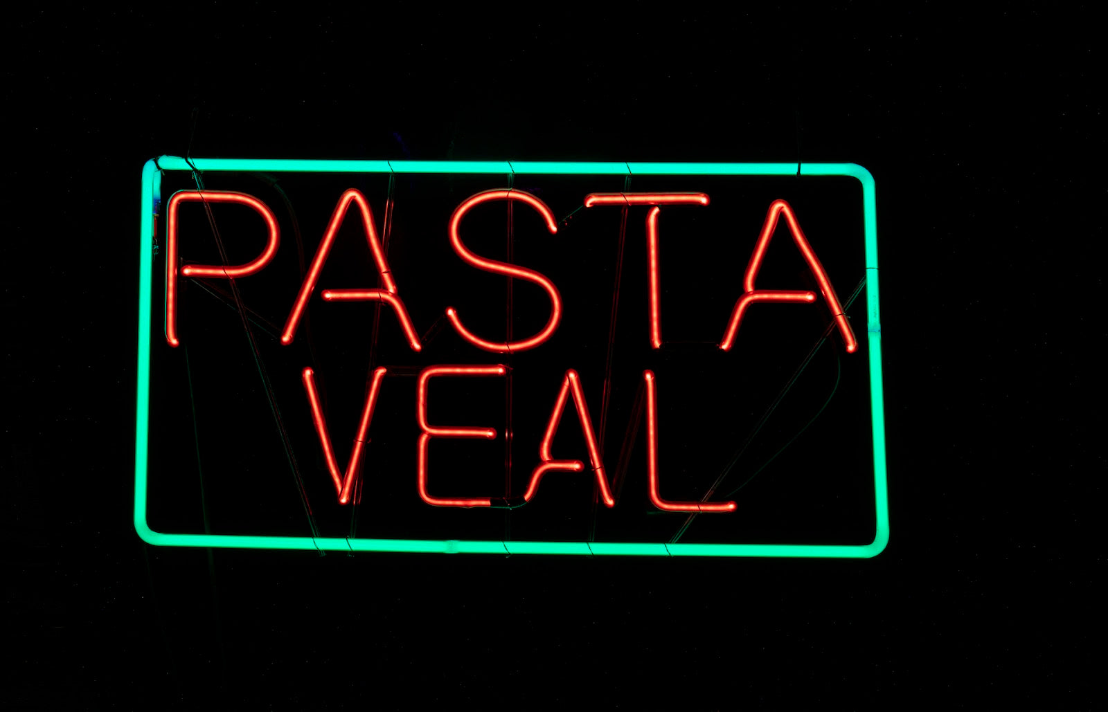 PASTA VEAL neon sign