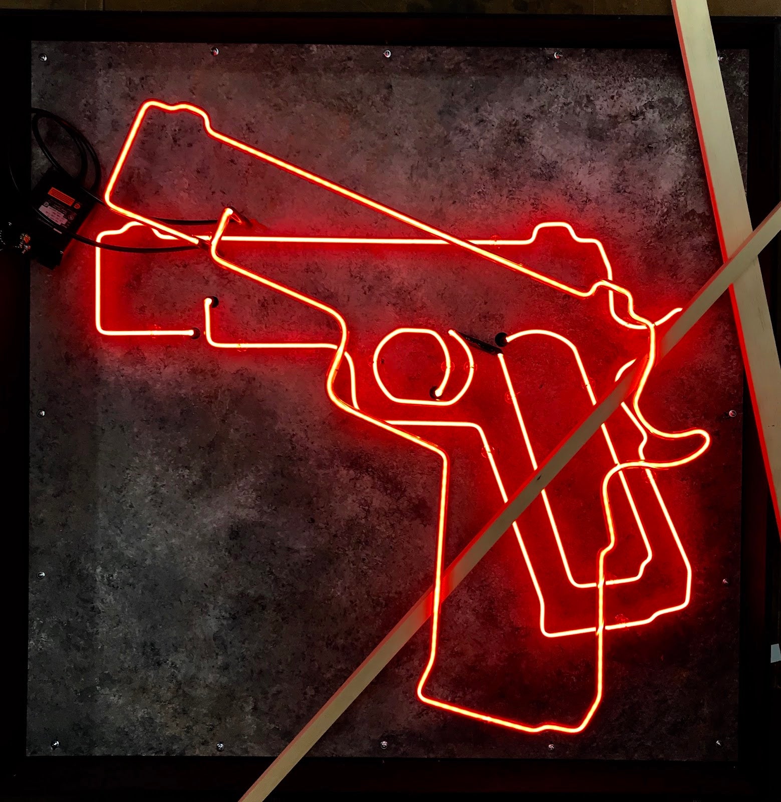 PISTOL BANG BANG neon sign