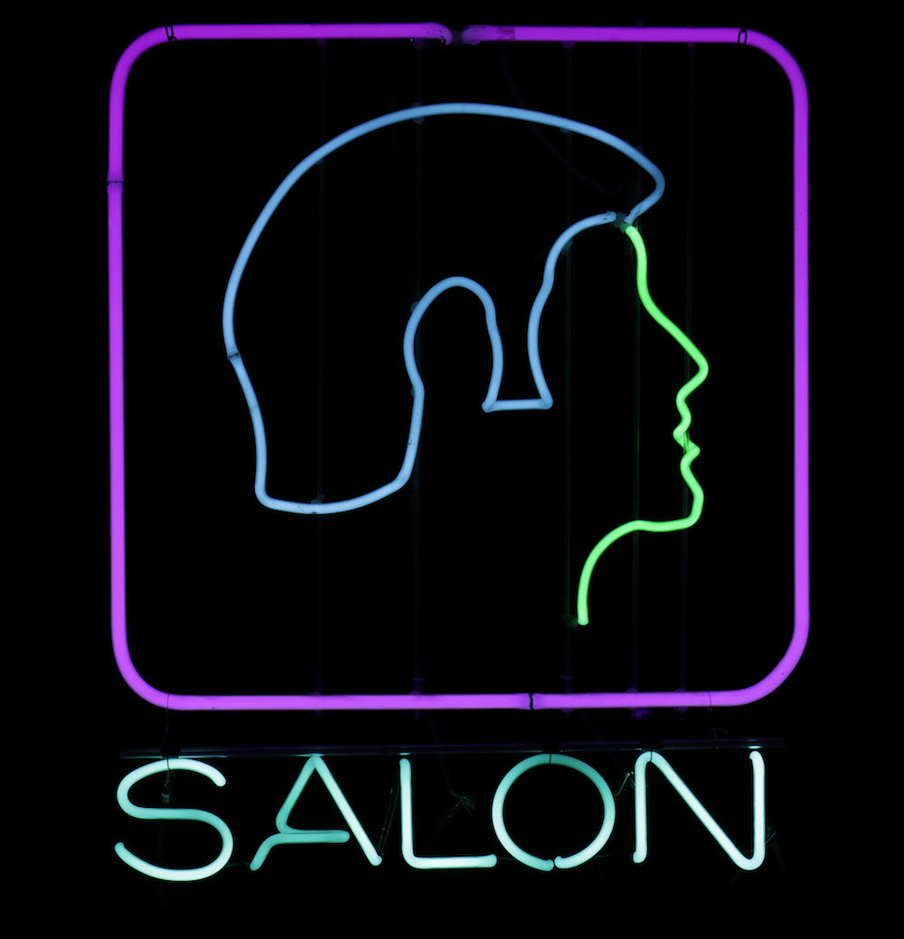 SALON FOR MEN neon sign
