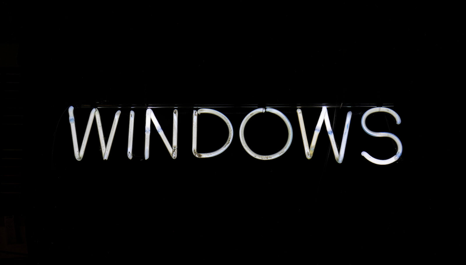 WINDOWS neon sign