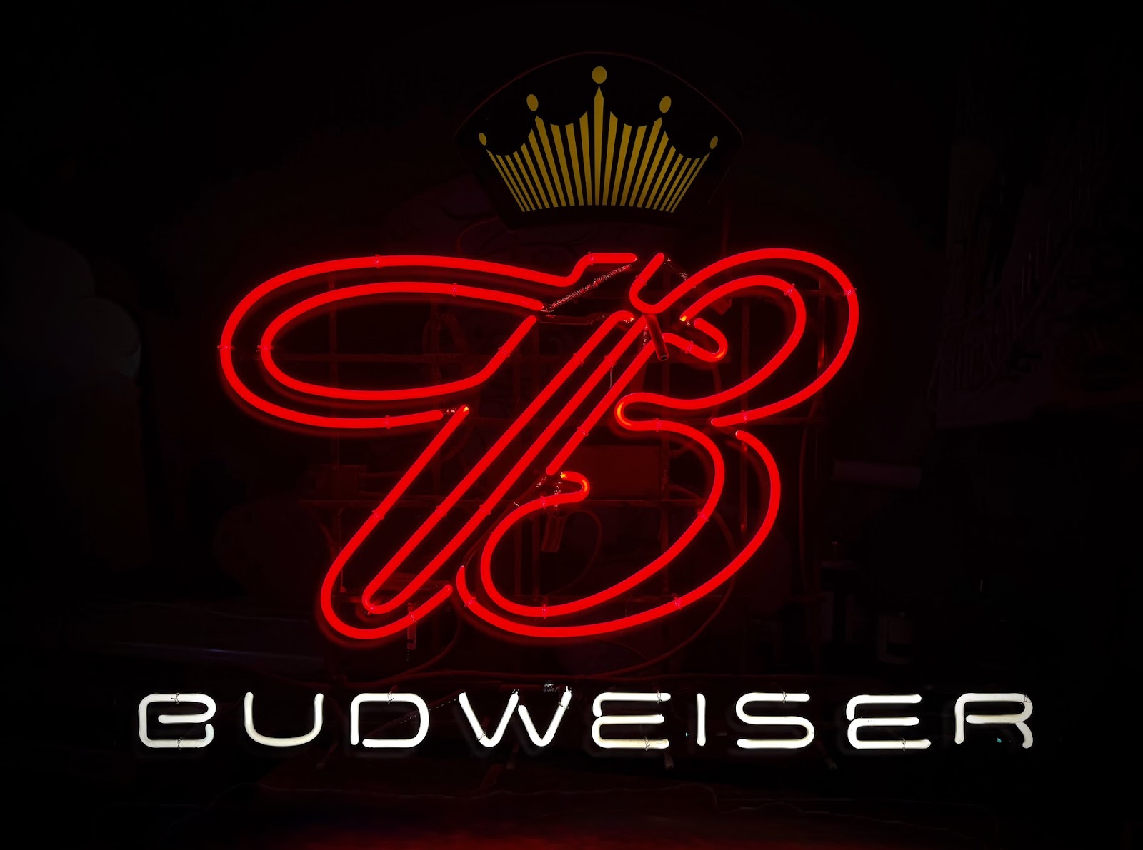 BUDWEISER BIG B neon sign