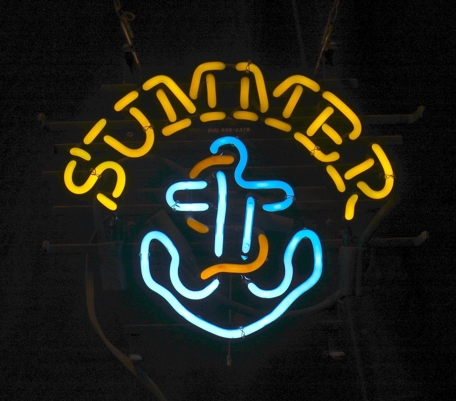 SUMMER BEER ANCHOR STEAM neon sign