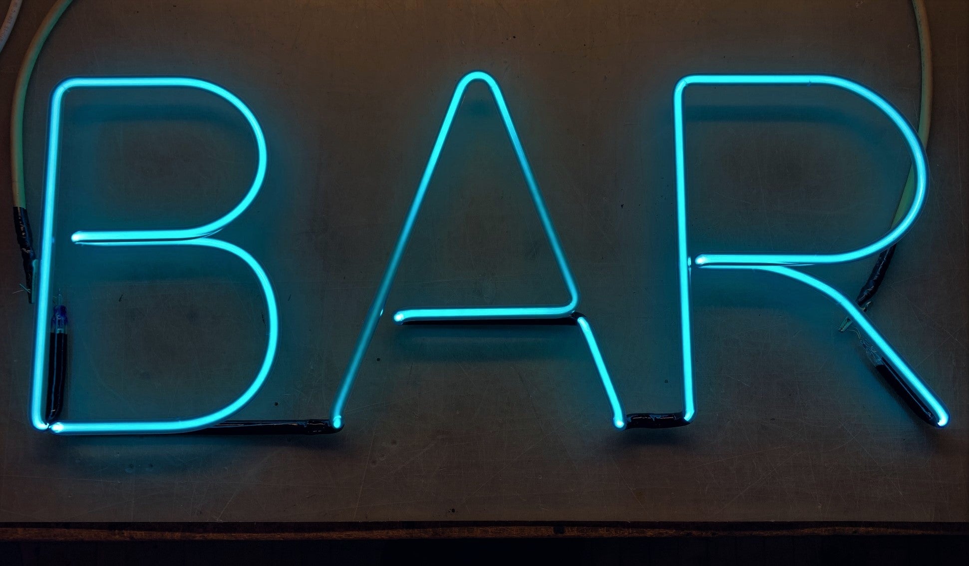BAR neon sign