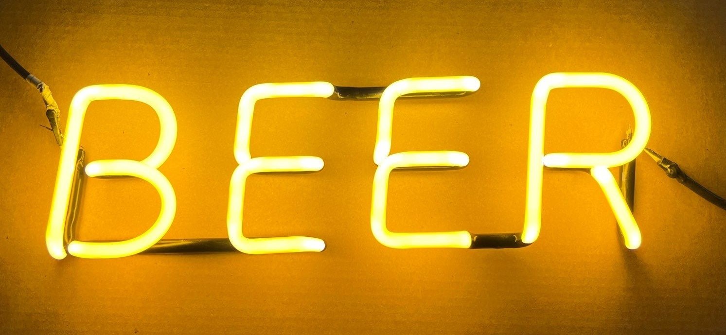 BEER neon sign