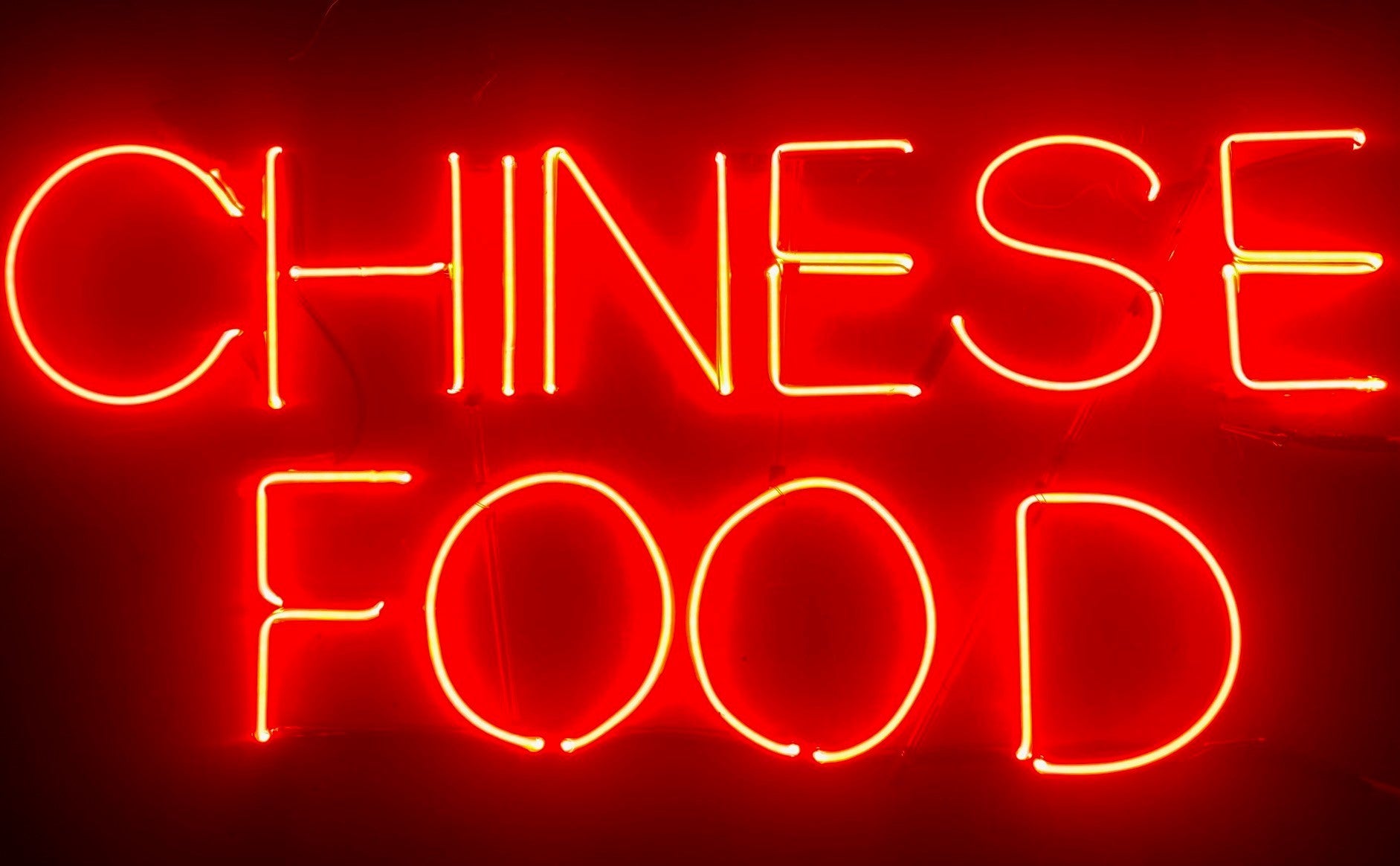 CHINESE FOOD neon sign