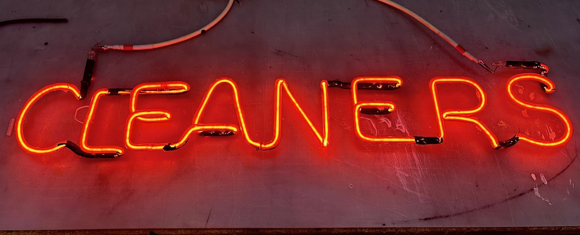 CLEANERS neon sign