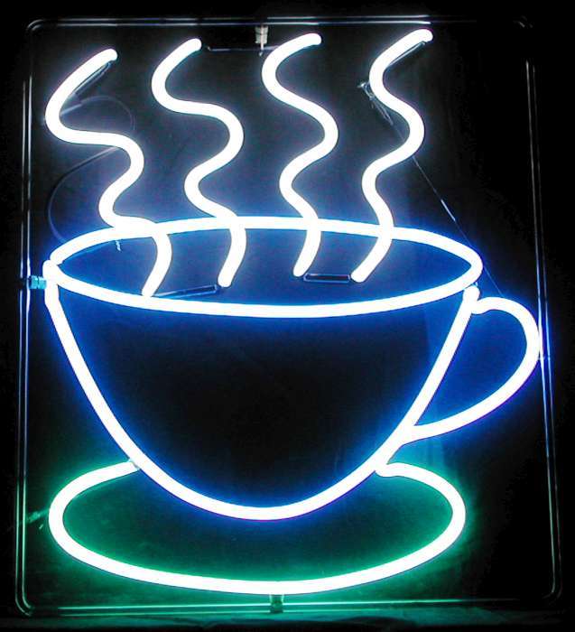 COFFEE CUP neon sign