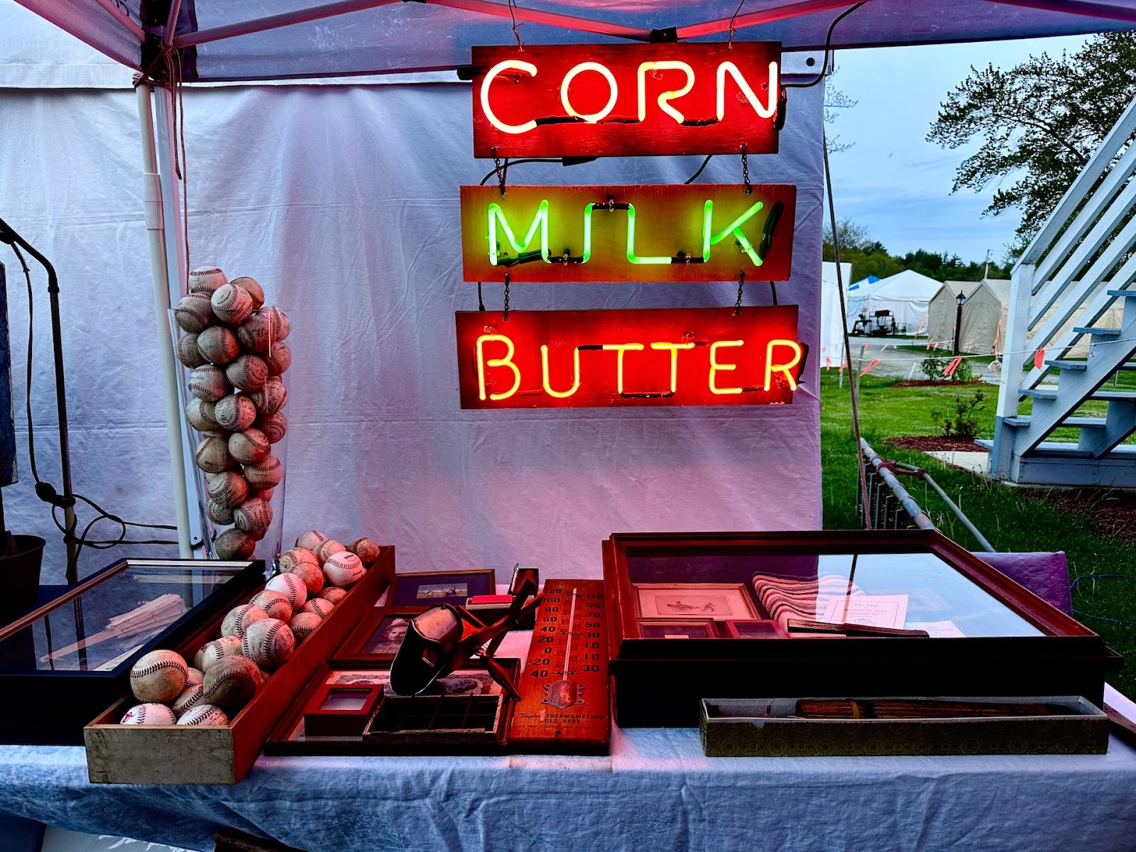 CORN MILK BUTTER neon sign