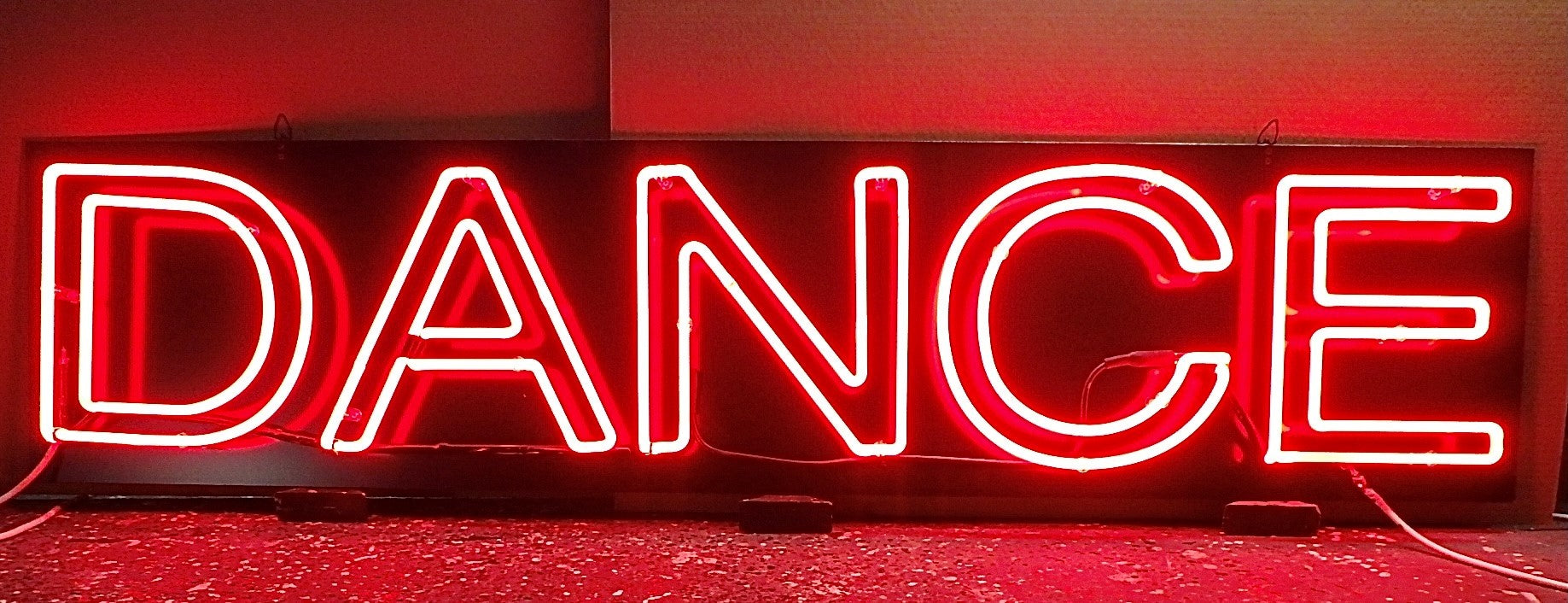 DANCE neon sign