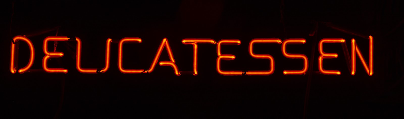 DELICATESSEN neon sign