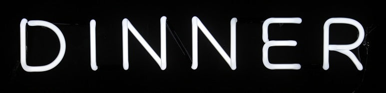 DINNER neon sign