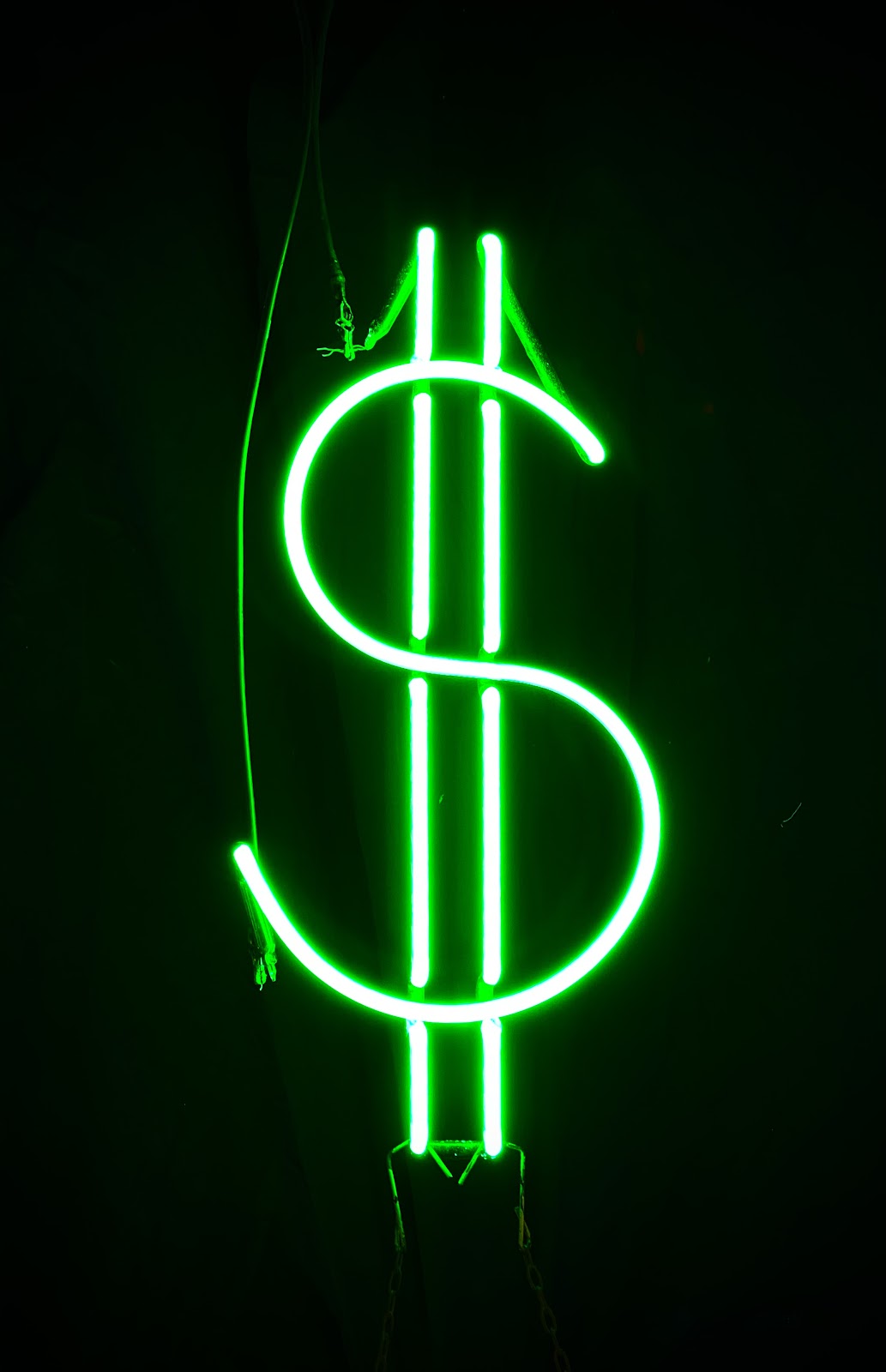 DOLLAR SIGN neon sign