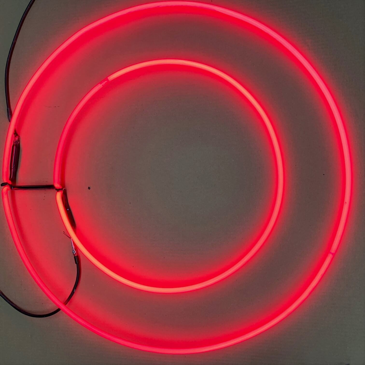 DOUBLE CIRCLE neon sign