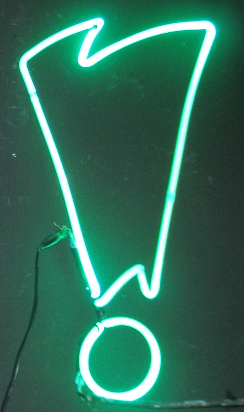 EXCLAMATION POINT neon sign