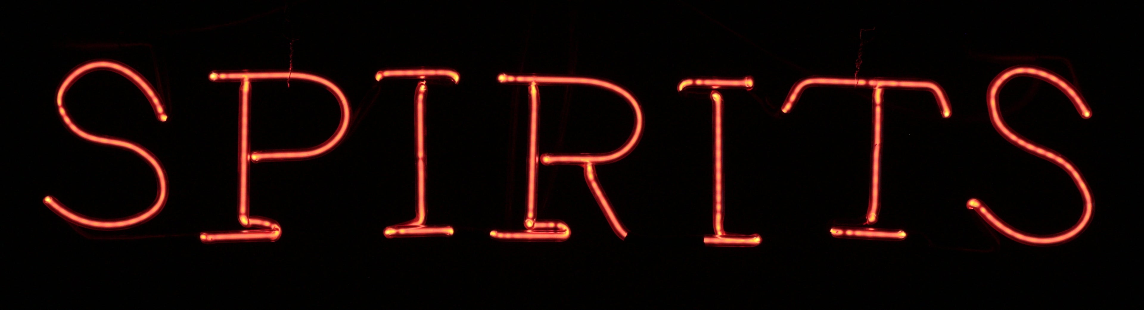 SPIRITS neon sign
