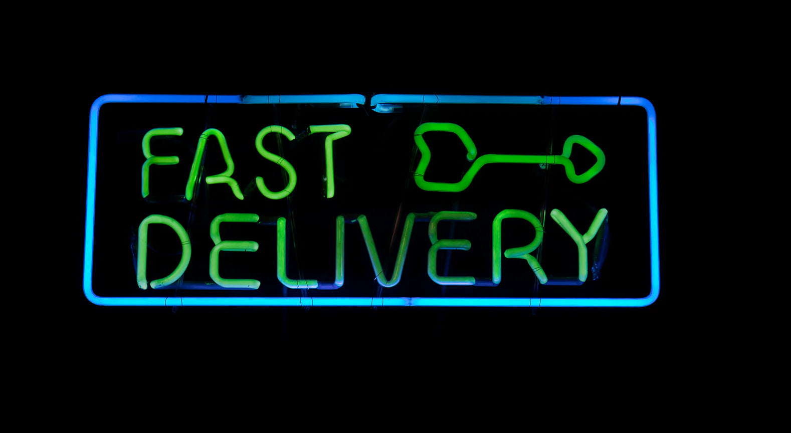 FAST DELIVERY neon sign