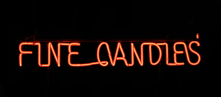 FINE CANDIES neon sign