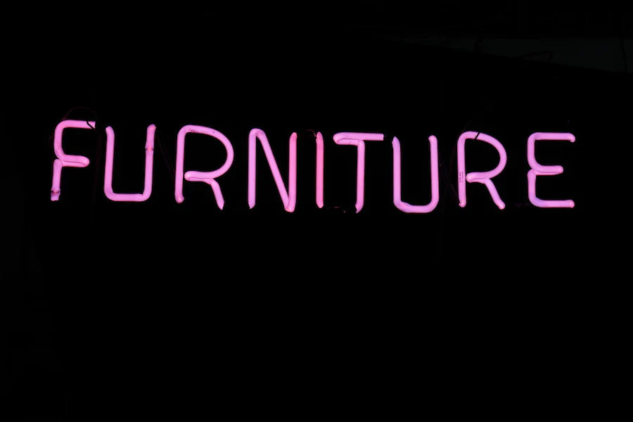 FURNITURE neon sign
