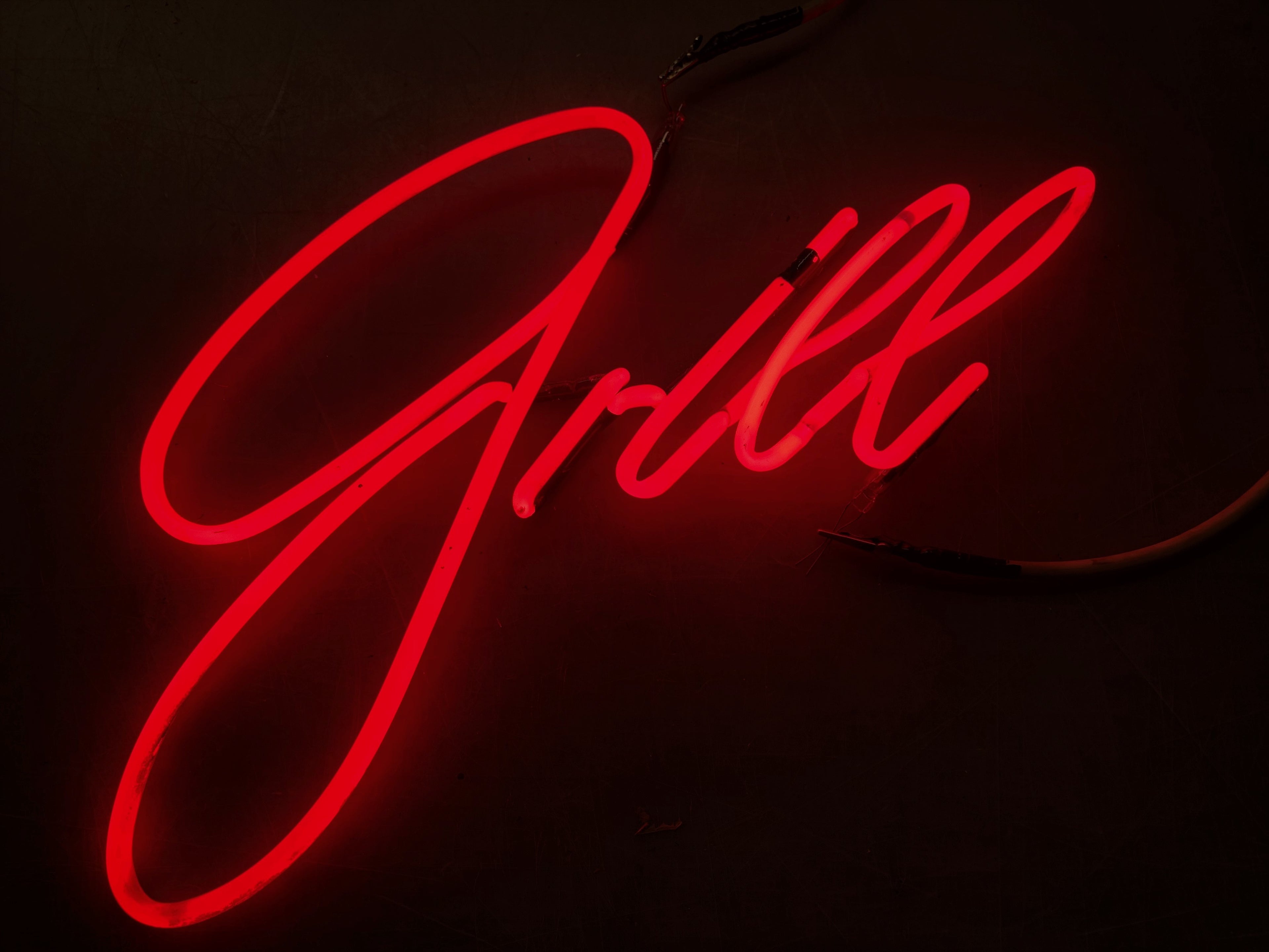 GRILL neon sign