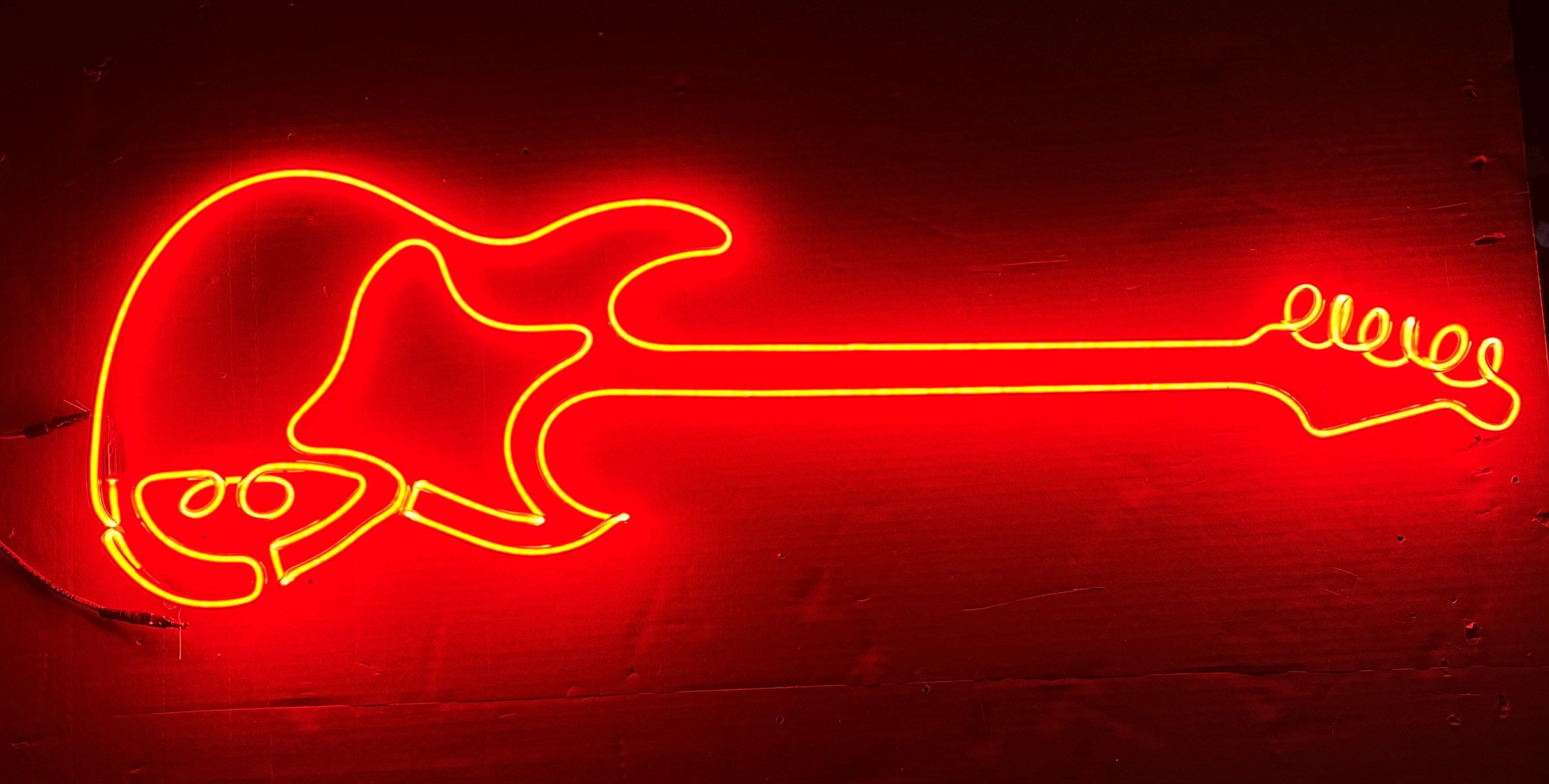FENDER STATOCASTER GUITAR neon sign