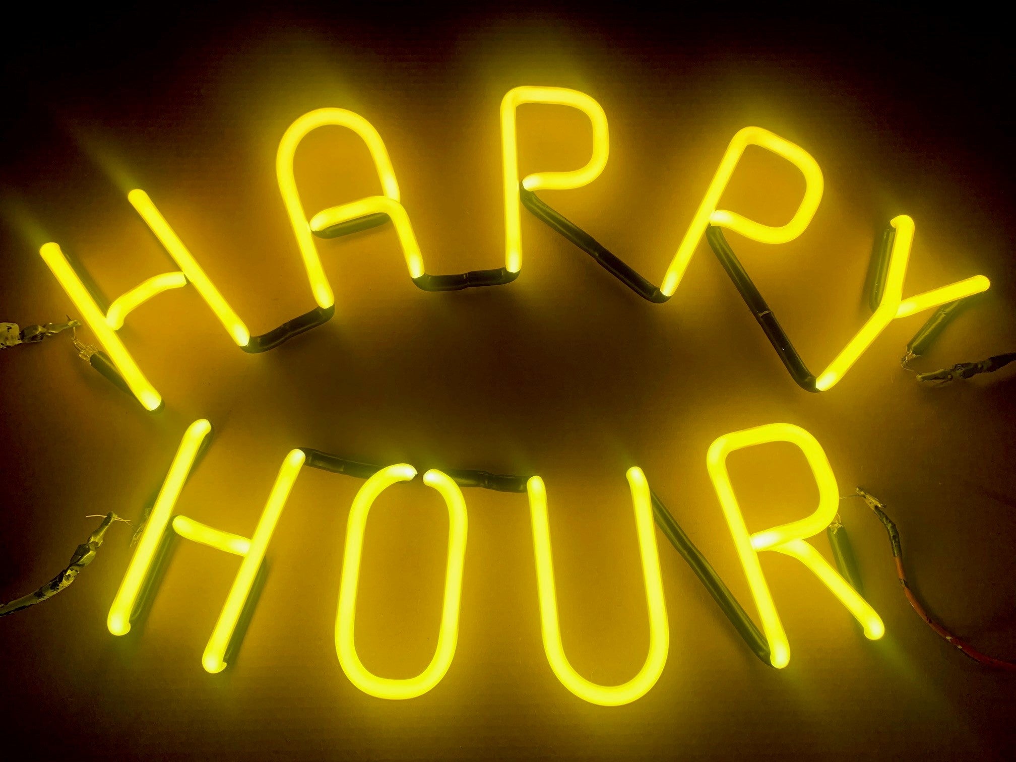 HAPPY HOUR neon sign