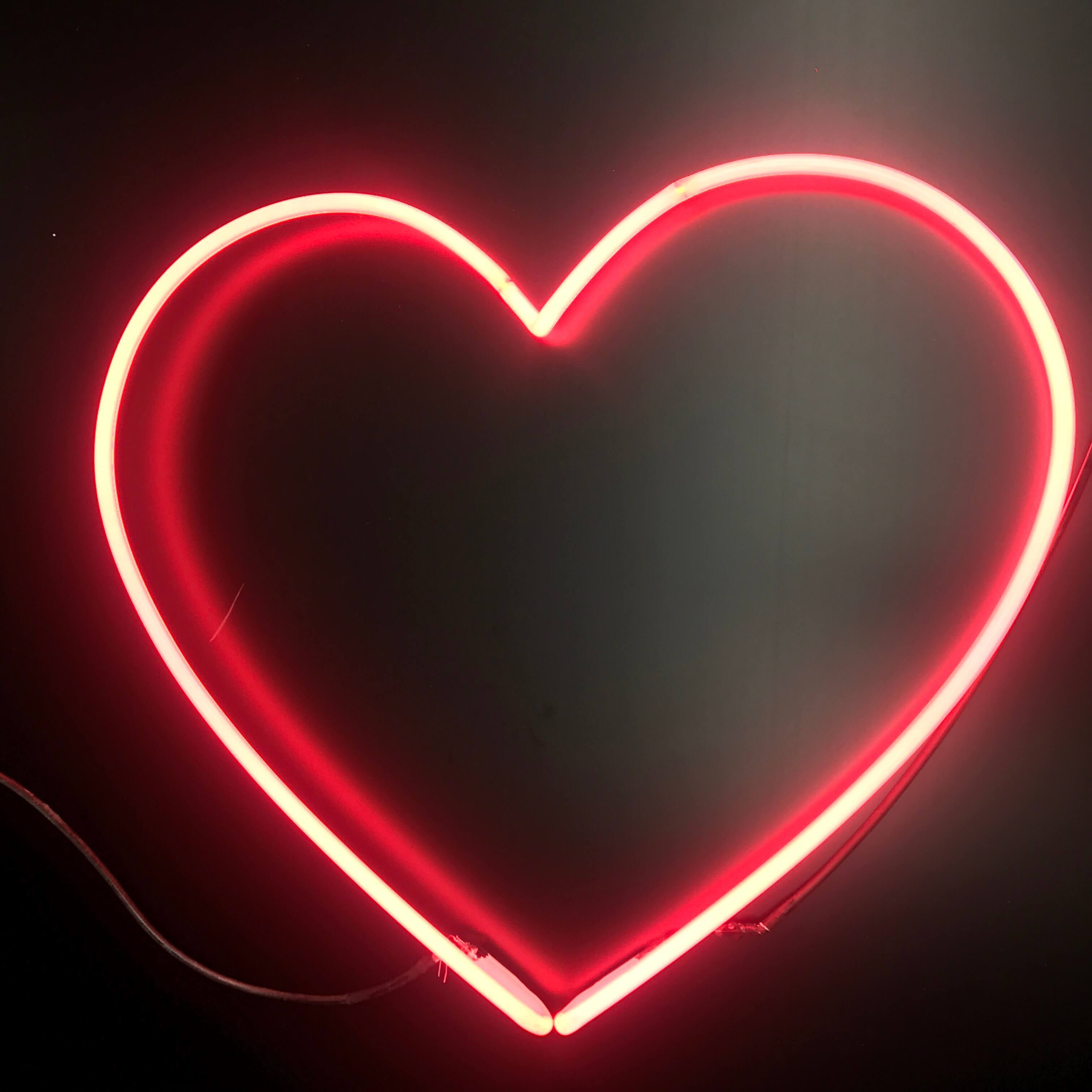 HEART neon sign