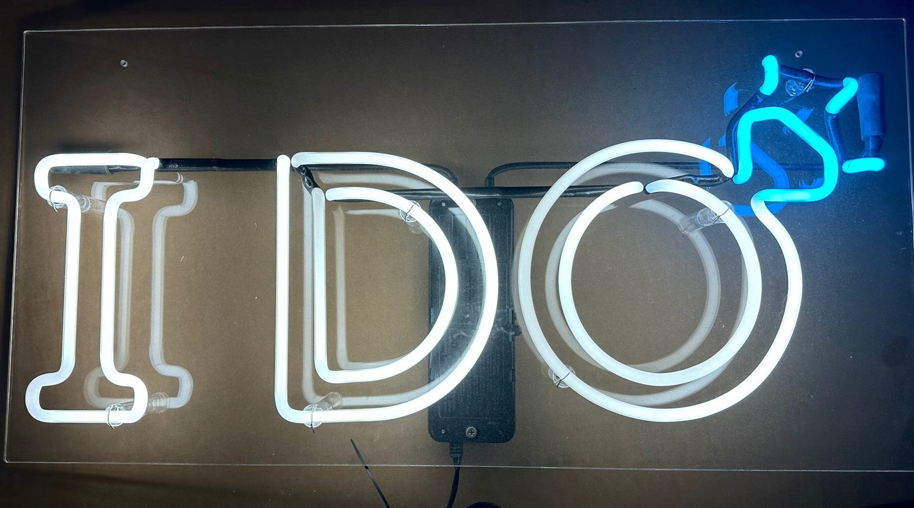 I DO neon sign