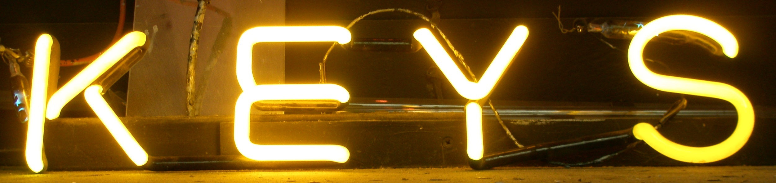 KEYS neon sign