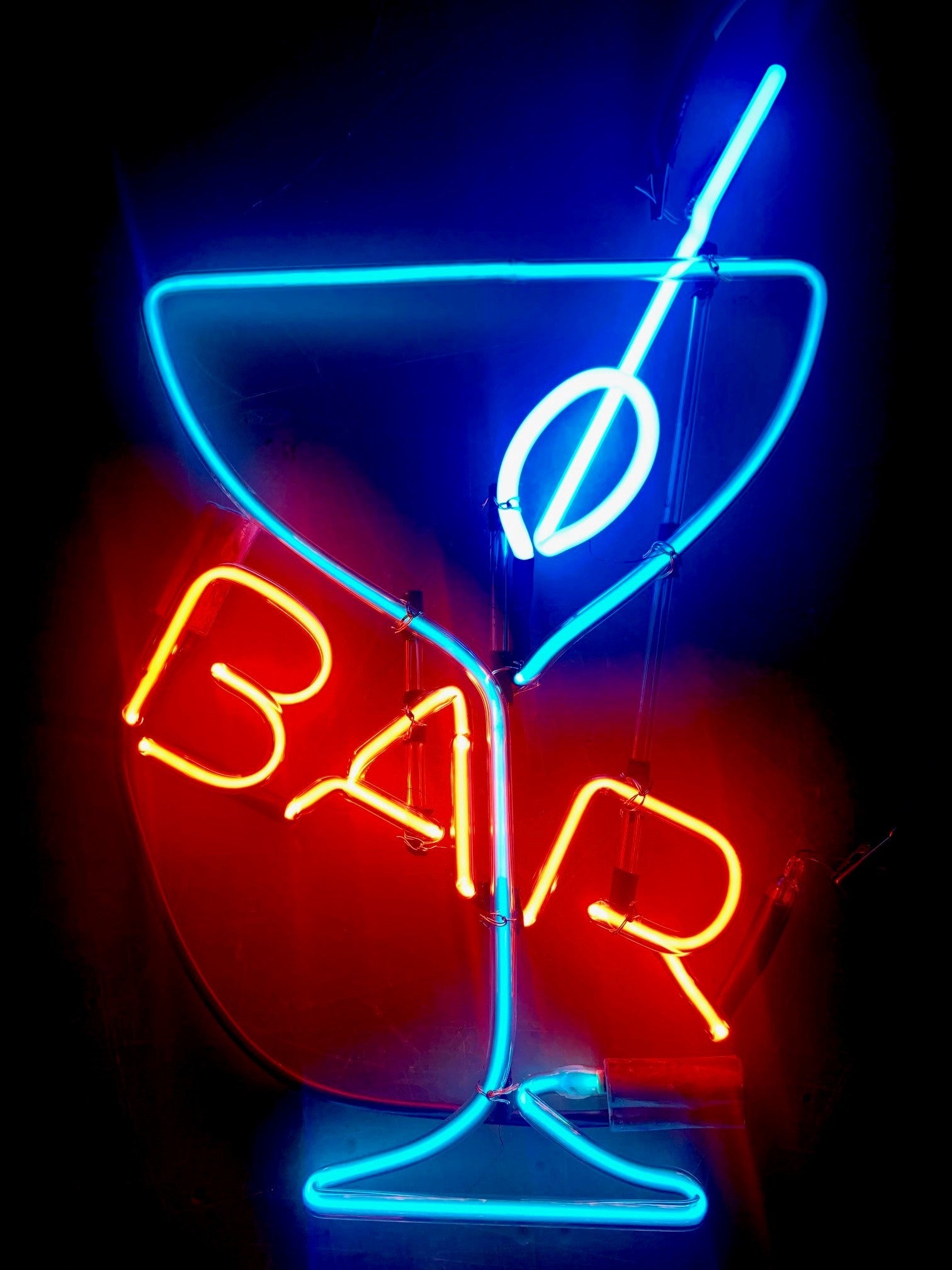 BAR neon sign