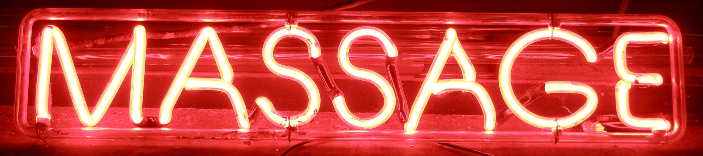 MASSAGE neon sign