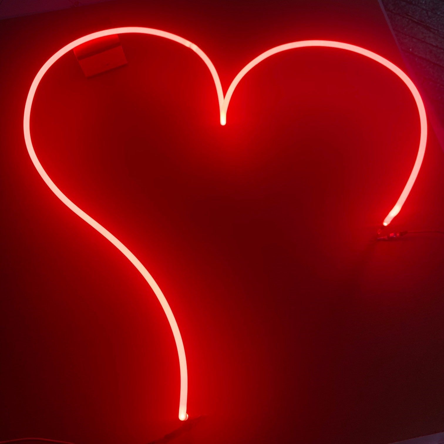 OPEN HEART neon sign