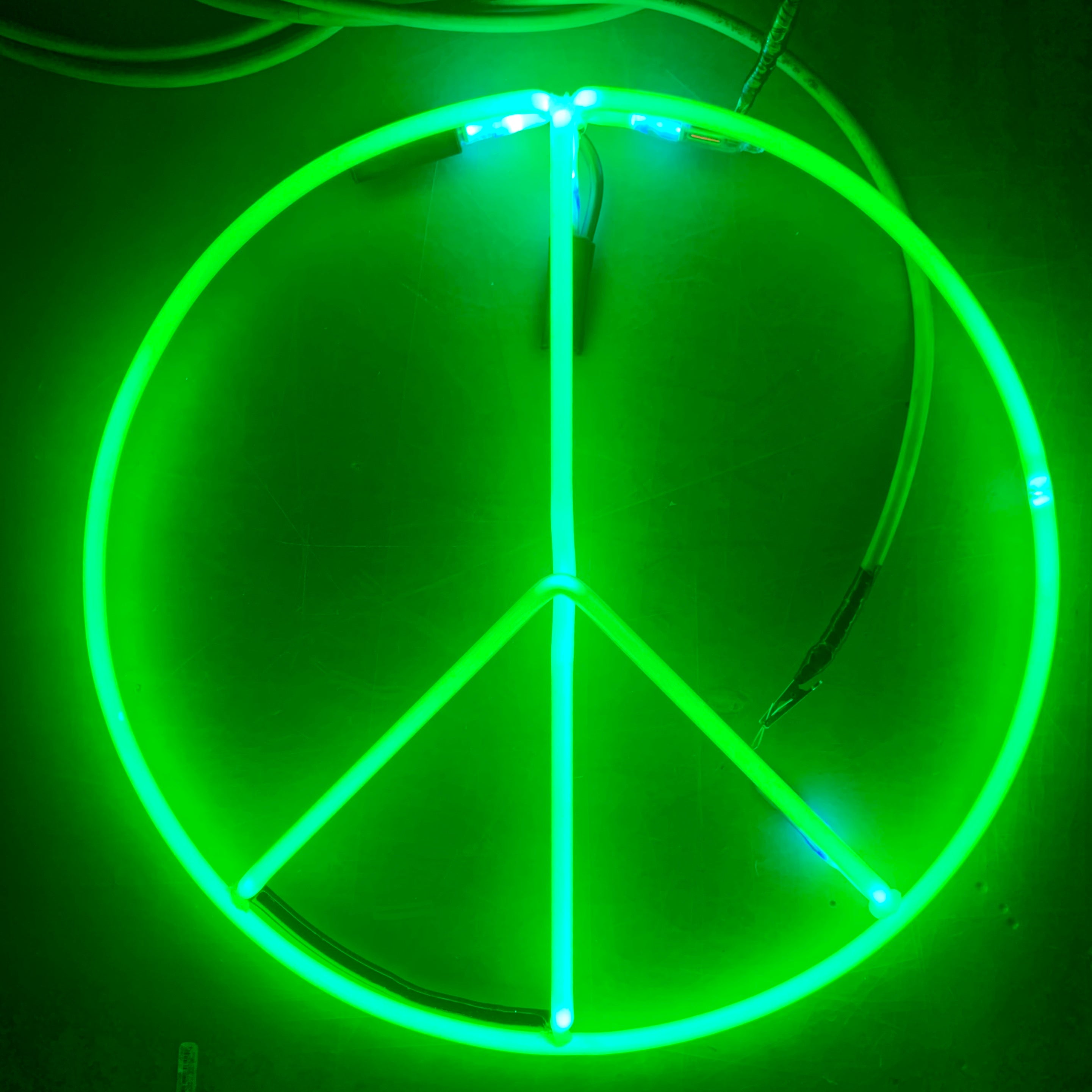 PEACE SIGN neon sign