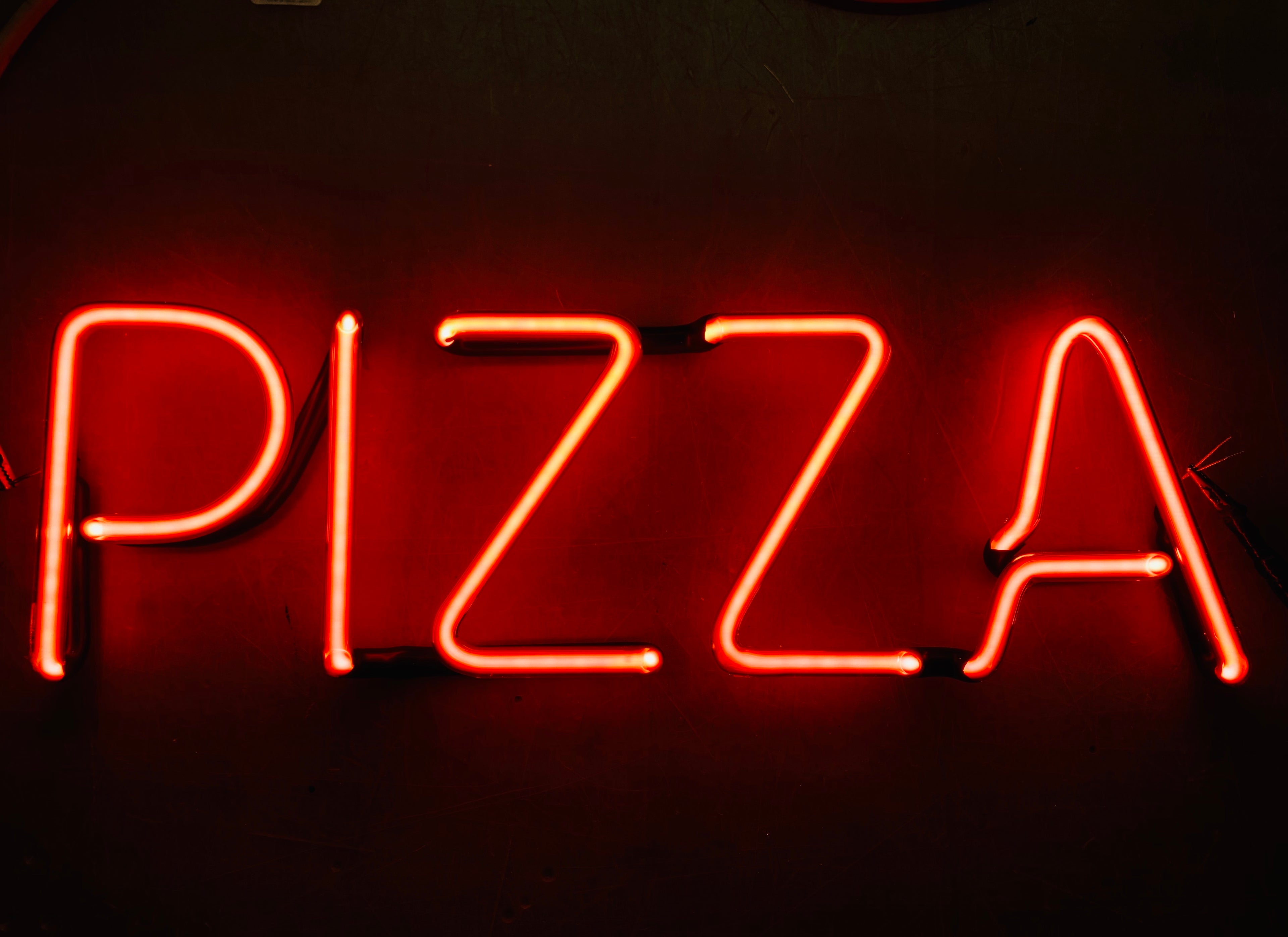 PIZZA neon sign