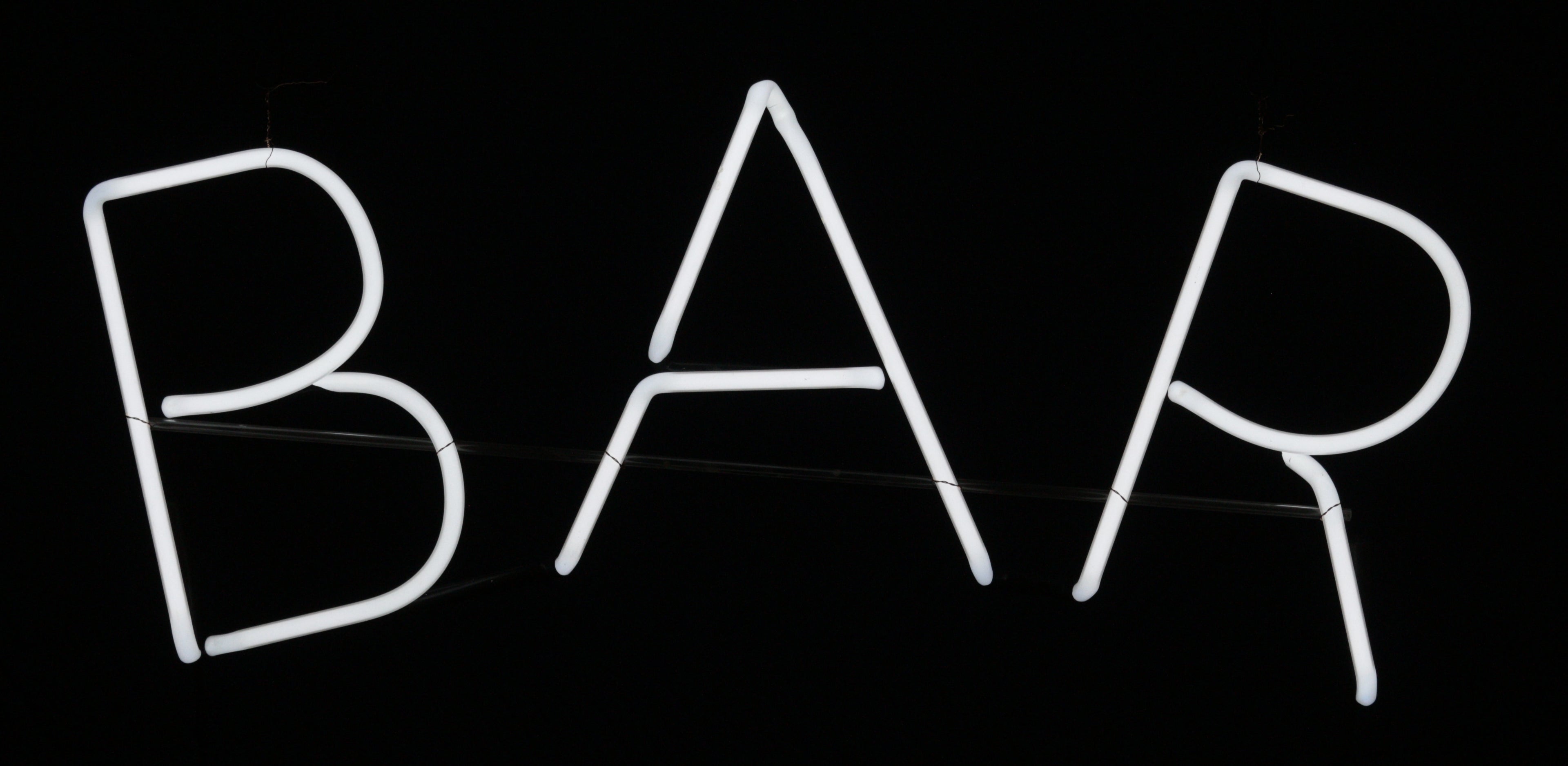 BAR neon sign