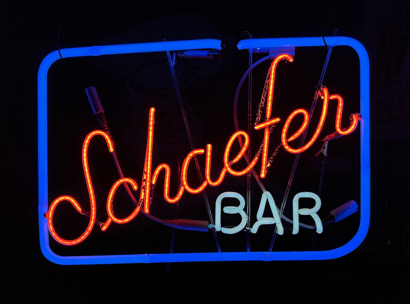SCHAEFER BAR neon sign