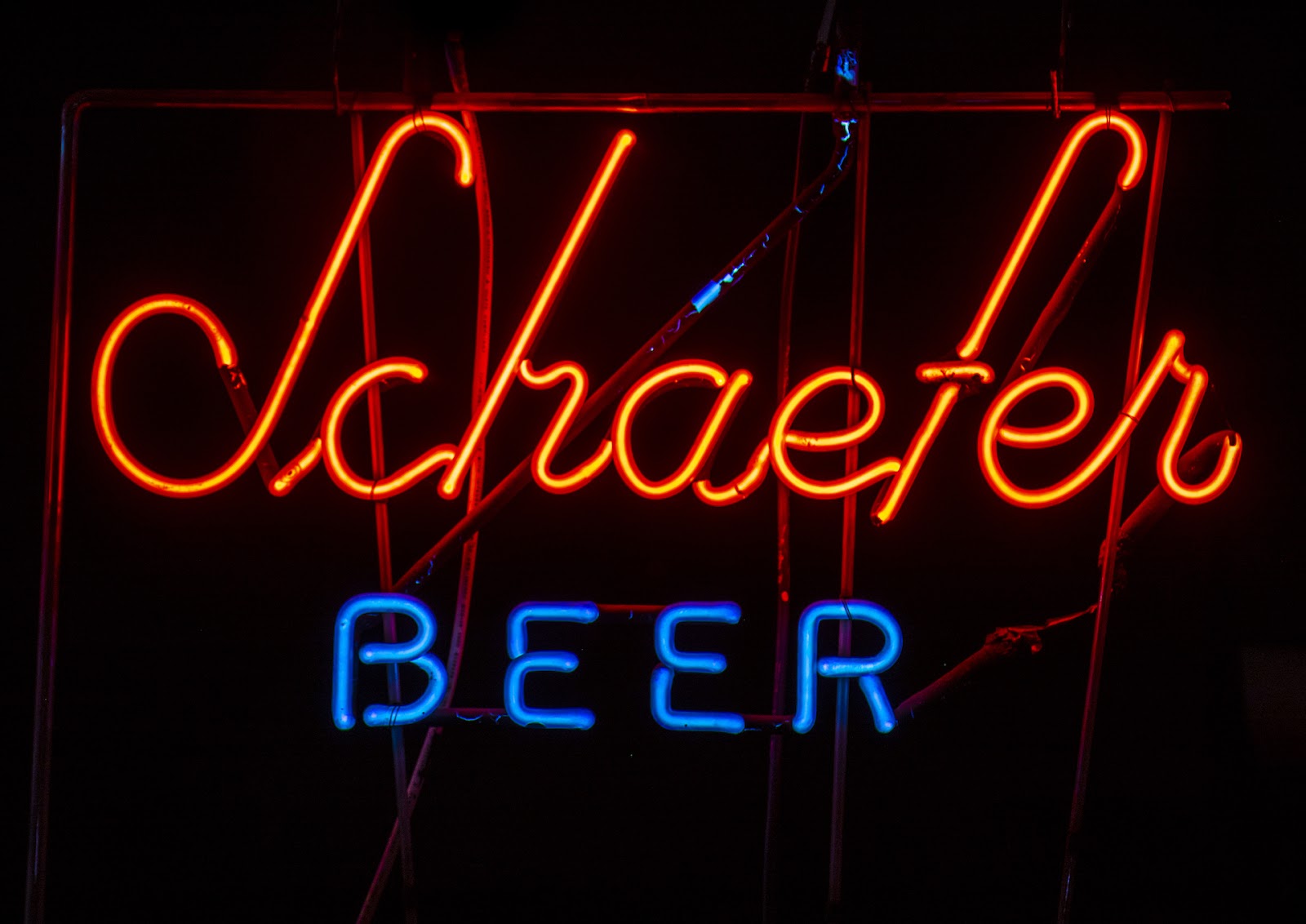 SCHAEFER BEER neon sign