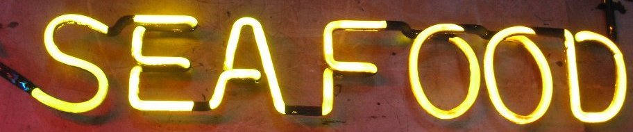 SEA FOOD neon sign