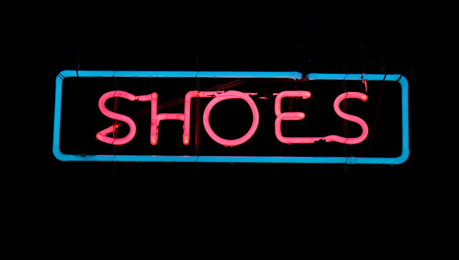 SHOES neon sign