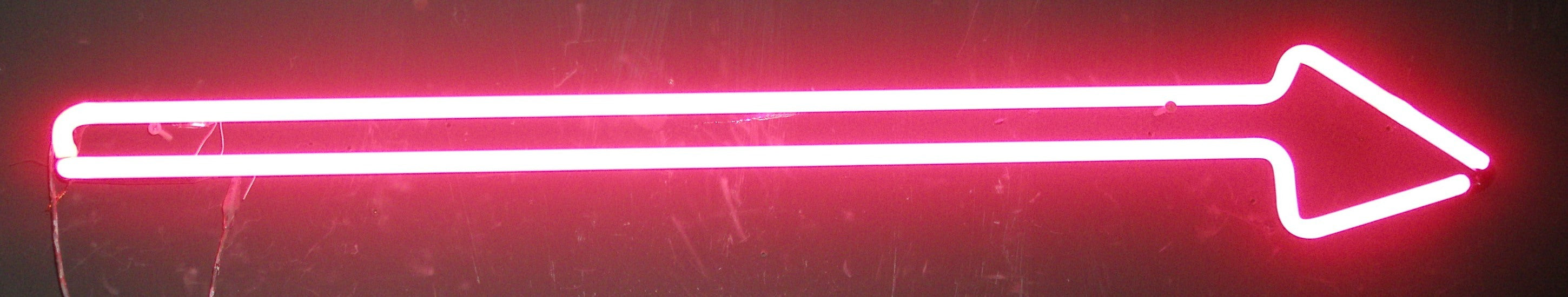 SPEAR ARROW neon sign