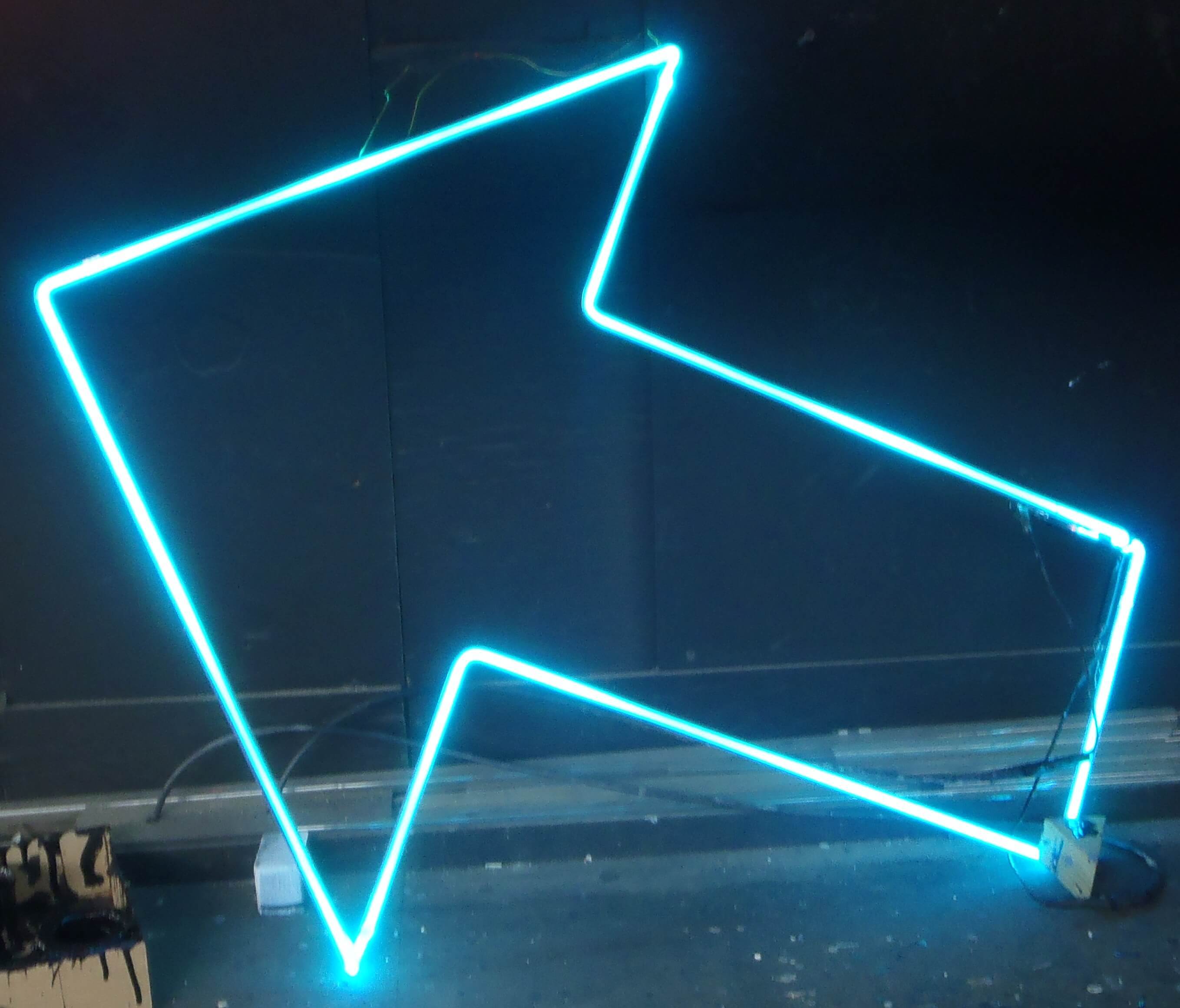 STANDARD ARROW neon sign