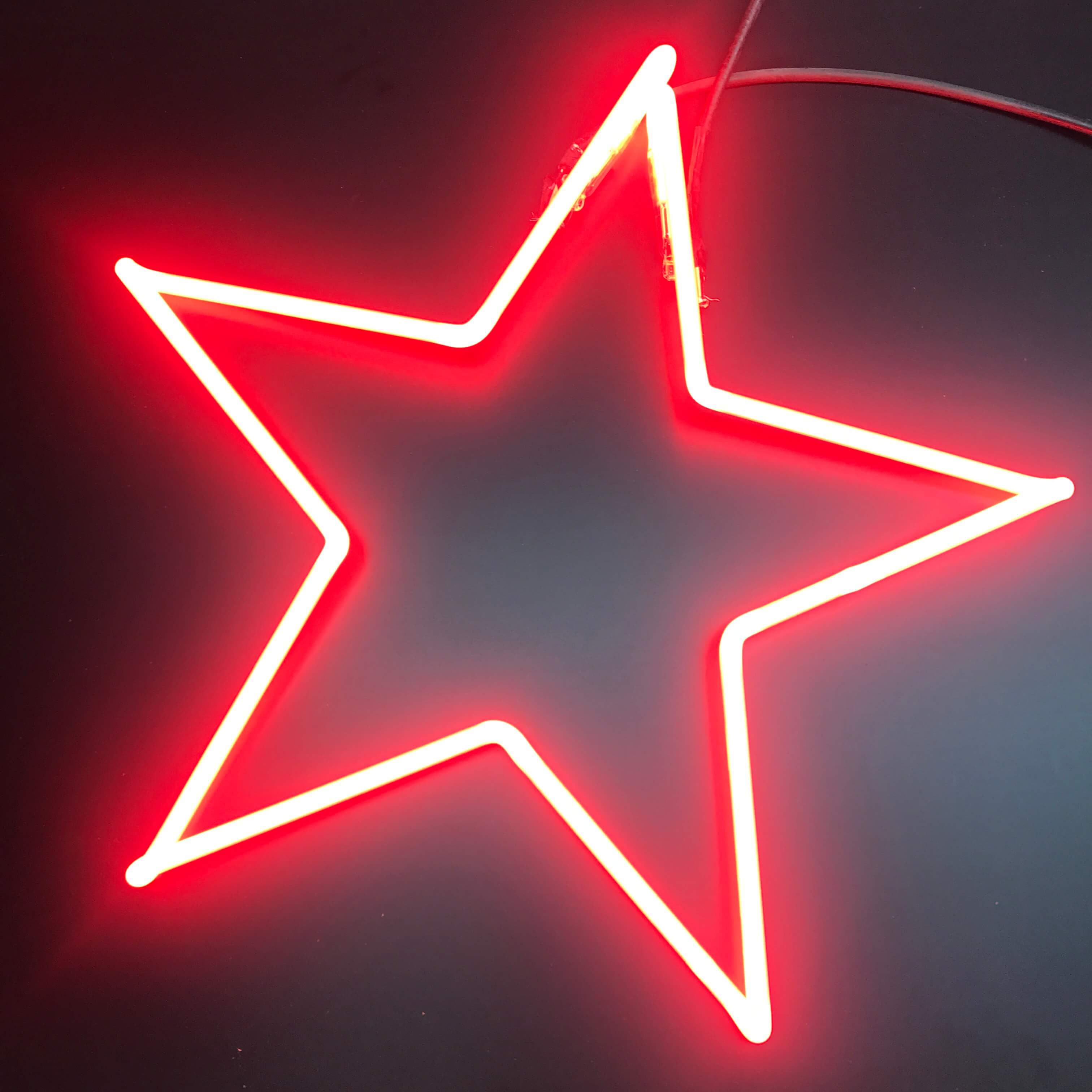 STAR neon sign