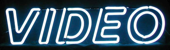 VIDEO neon sign